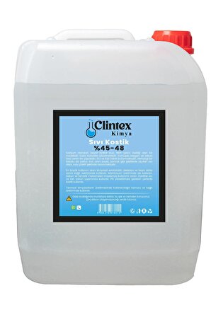 Clintex Kimya Sıvı Kostik 5 Kg %45-48