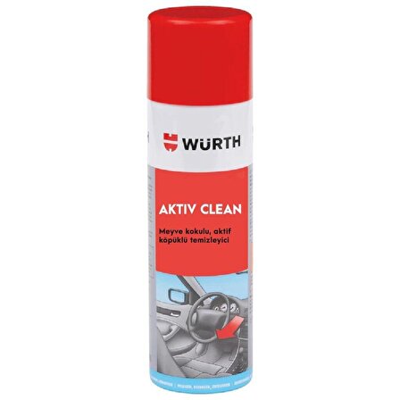 Würth Activ Clean Temizleme Köpüğü 500ml + Güderi Bez Mavi 130gr 
