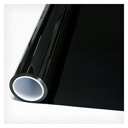 Carub Süper Koyu Siyah Amerikan Çizilmez Cam Filmi 50 cm X 10 Metre