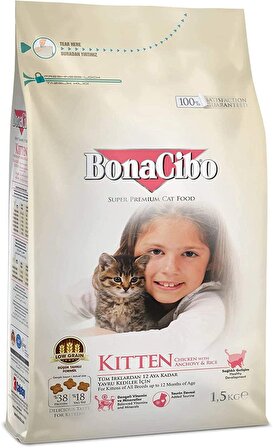 Bonacibo yavru kedi maması 1.5 Kg