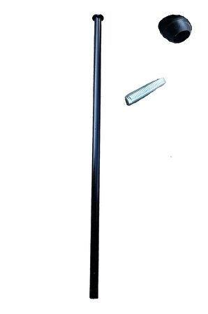Evnalia 50 cm Metal Boru Ayak Kütük Masa Orta Sehpa Zigon Ayağı (1 Adet)