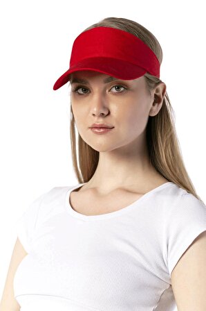 Kadın Kırmızı Tenisçi Şapka