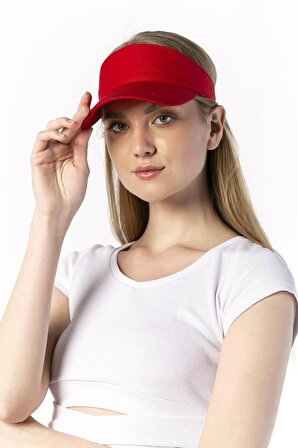 Kadın Kırmızı Tenisçi Şapka