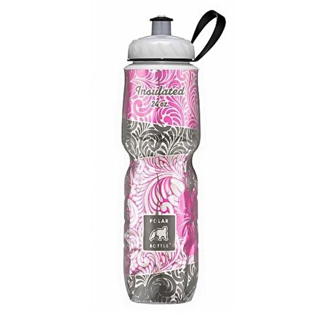Polar Bottle Insulated Graphic Termos 0.70 Litre-PEMBE-GRİ