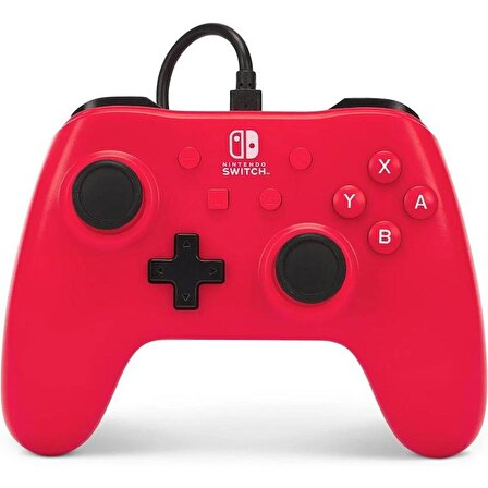 Nintendo Switch Kablolu Oyun Kolu Lisanslı Raspberry Red