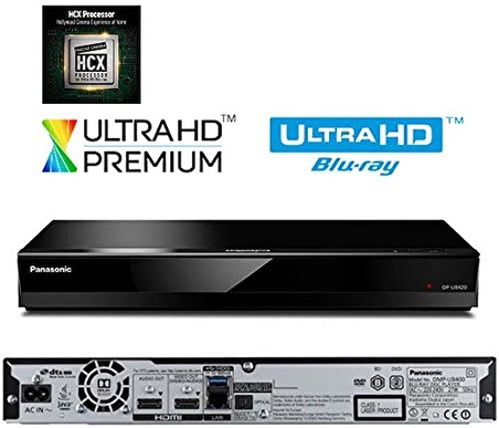 Panasonic UB420P 4K UltraHD HDMI Çoklu Sistem Blu Ray Disk DVD Oynatıcı