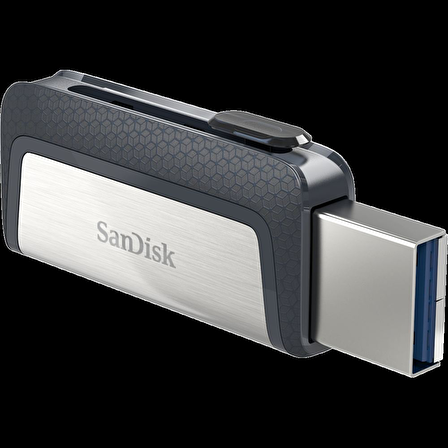 Sandisk 128GB Ultra Dual Drive Type C USB 3.1 Gri USB Bellek