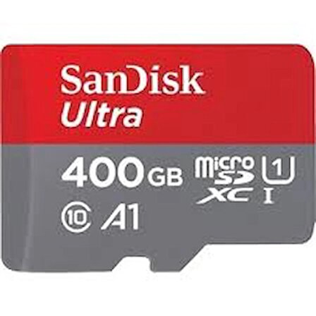 SanDisk Ultra® 400GB 120MB/s microSDHC A1 Class 10 UHS-I Hafıza Kartı (SDSQUA4-400G-GN6MN) OUTLET