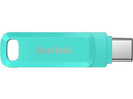 SanDisk Ultra Dual Drive Go 256GB SDDDC3-256G-G46G USB  Type-C Flash Bellek Tiffany Green
