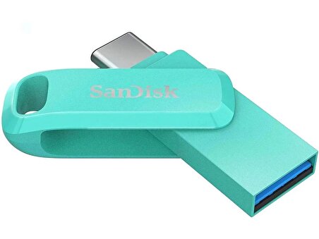 SanDisk Ultra Dual Drive Go 512GB SDDDC3-512G-G46G USB  Type-C Flash Bellek Tiffany Green