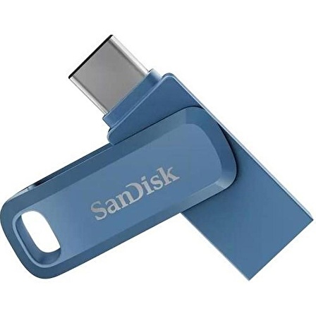 Sandisk 64Gb Ultra Dual Drive TypeC Flash Bellek Navy Mavi SDDDC3-064G-G46NB