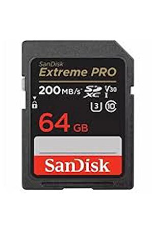 Sandisk Extreme Pro 64GB 200MB/S Sdxc Hafıza Kartı OUTLET 