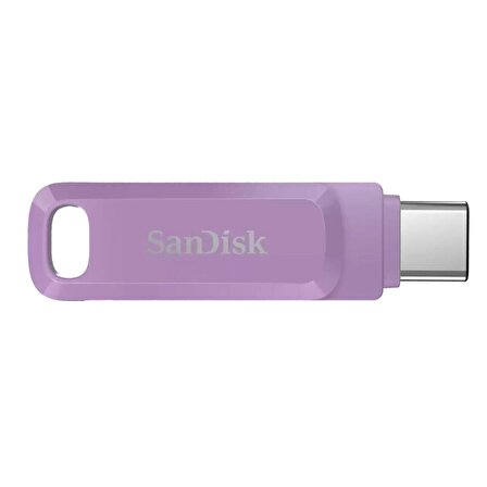 SanDisk Ultra Dual Drive Go 256GB SDDDC3-256G-G46L USB & Type-C Flash Bellek Lavanta