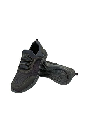 BLACK SAE Anatomik Yumuşak Taban,Lastik Bagcıklı Nefes Alan Ayaklar Kadın Spor Ayakkabısı