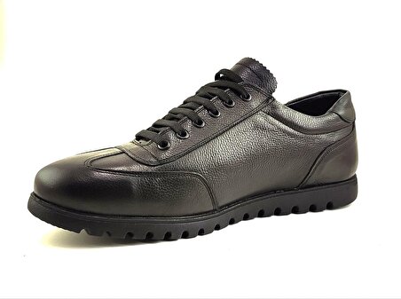 1090 Sistem AyakkabıGünlük Anatomik Erkek Ayakkabı-Siyah