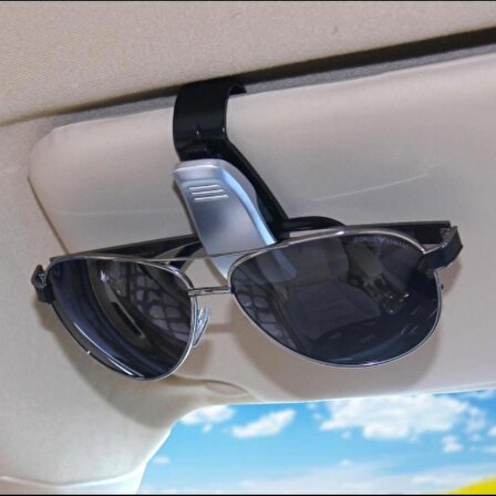 Oto Araç İçi Mandallı Gözlük Tutucu Tutacağı Gözlük Klipsi TEK