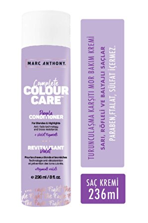 Marc Anthony Complete Color Care Purple Renk Koruyucu Tüm Saç Tipleri İçin Saç Kremi 236 ml