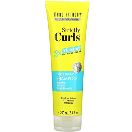  Marc Anthony Strictly Curls 3X Moisture Triple Blend Shampoo 250 ml