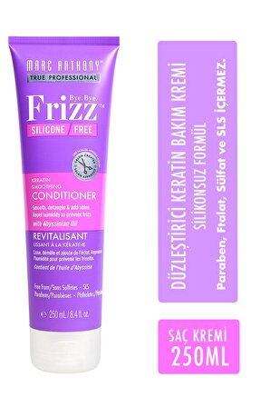 Marc Anthony Bye Bye Frizz Besleyici Tüm Saç Tipleri İçin Keratinli Sülfatsız Saç Kremi 250 ml