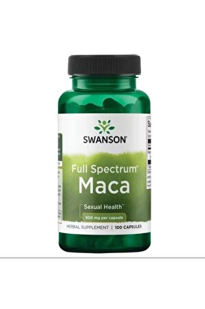 Swanson Full Spectrum Maca 500 mg 100 Capsul