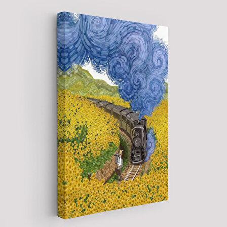 Vincent van Gogh'un Renkli Tasviri Duvar Tablosu-6224