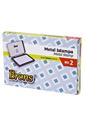 Brons Metal Istampa No.2 8,5X12 Cm