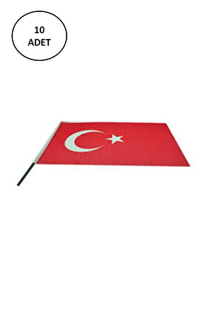 Vatan 30x45 cml Çitalı Ponje Türk Bayrağı 10 'lu VAT.VT231