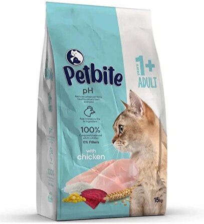 Petbite Yetişkin Tavuklu Kedi Maması 15 kg