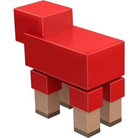 Minecraft Kırmızı Koyun Aksesuarlı Figürler -GTT46