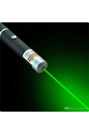 Yeşil Lazer Green Laser Poınter  şarjlı 5 Başlıklı Üzel Kutusunda