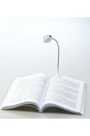 Led Işıklı Mini Masa Lambası Pilli  mandallı akrobat Gece Kitap Okuma ve Aydınlatma Lambası