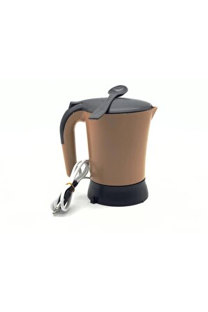 Kettle Elektrikli Mini Su Isıtıcı Kahve Makinesi karıştırıcı kaşık 600 Ml