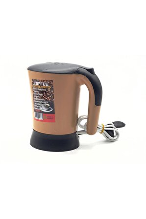 Kettle Elektrikli Mini Su Isıtıcı Kahve Makinesi karıştırıcı kaşık 600 Ml