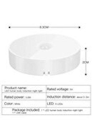 Hareket Sensörlü Usb Şarjlı Led Işık Lamba