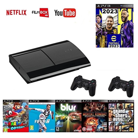 Sony Playstation 3 120gb + 2 adet sıfır gamepad + 25 oyun, Çocuklara Uygun oyunlar