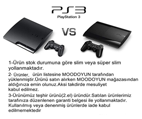 Sony 320gb ps3 + 2 adet sıfır gamepad + 20 Adet strateji oyunu, Pes 2022 Türkçe spiker ve hediyeler