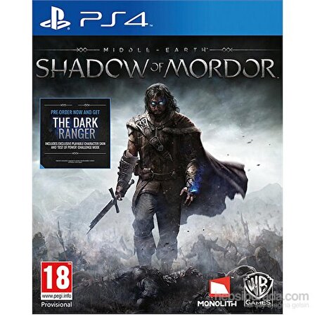 Ps4 Middle Earth Shadow Of Mordor - %100 Orjinal Oyun