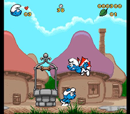 Nintendo Gameboy The Revenge Of The Smurfs