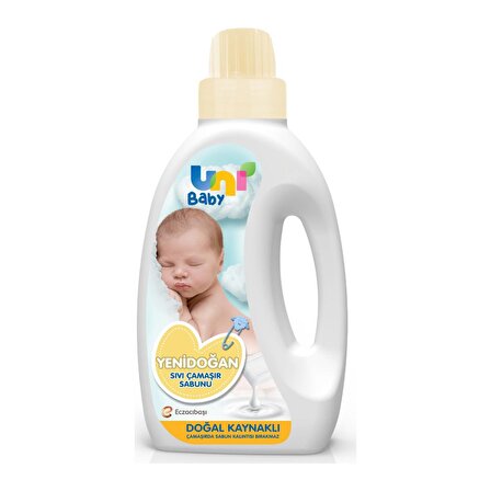 Uni Baby Yenidoğan Çamaşır Sabunu 1500 ml x 3 Adet