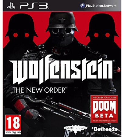 Ps3 Wolfenstein The New Order -%100 Orjinal Oyun