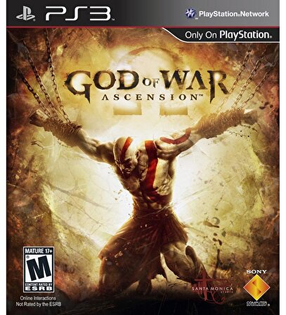 2.El Ps3 God of War Ascension Türkçe  %100 Orjinal Oyun