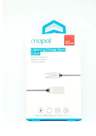 Mopal Ml-08 Metal Micro Şarj Kablosu