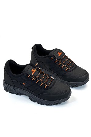 Unisex Outdoor Ayakkabı EZ06 - Siyah Turuncu