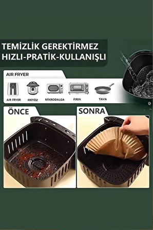 Airfryer Pişirme Kağıdı Hava Fritözü Yağ Geçirmez Kalıp Xiaomi Philips