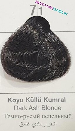 Colorx Saç Boyası İkili Set - 7.1 KOYU KÜLLÜ KUMRAL