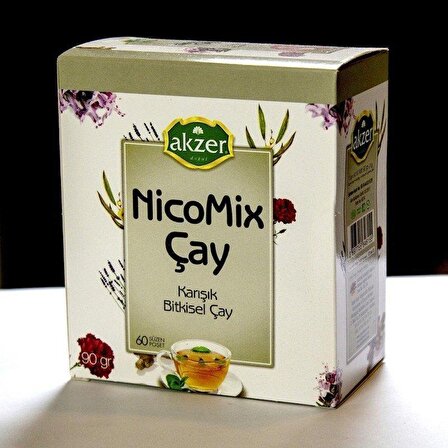 Akzer Nicomix Çay - 60 Süzen Poşet