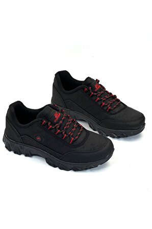 Unisex Outdoor Ayakkabı EZ06 - Siyah Kırmızı