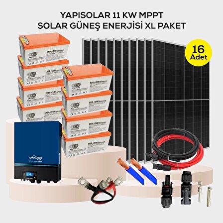 Yapısolar 11 Kw Mppt Solar Güneş Enerjisi XL Paket