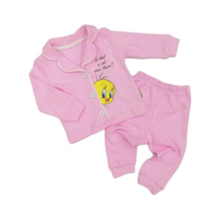 Bebek Tweety İkili Pijama Takımı