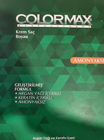 Colormax Amonyaksız Saç Boyası - 8.1 Açık Küllü Kumral